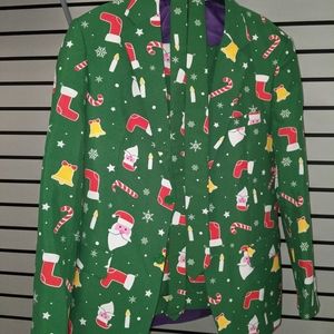 OppoSuits Santaboss suit with tie